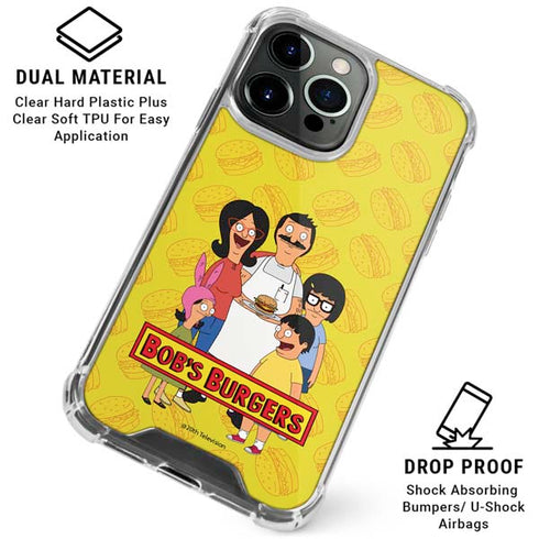 Bobs Burgers Family Portrait iPhone 15 Pro Clear Case